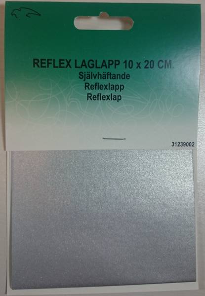 Bilde av Reparaturlapper - selvklebende - refleks sølv, 10 x 20 cm stor