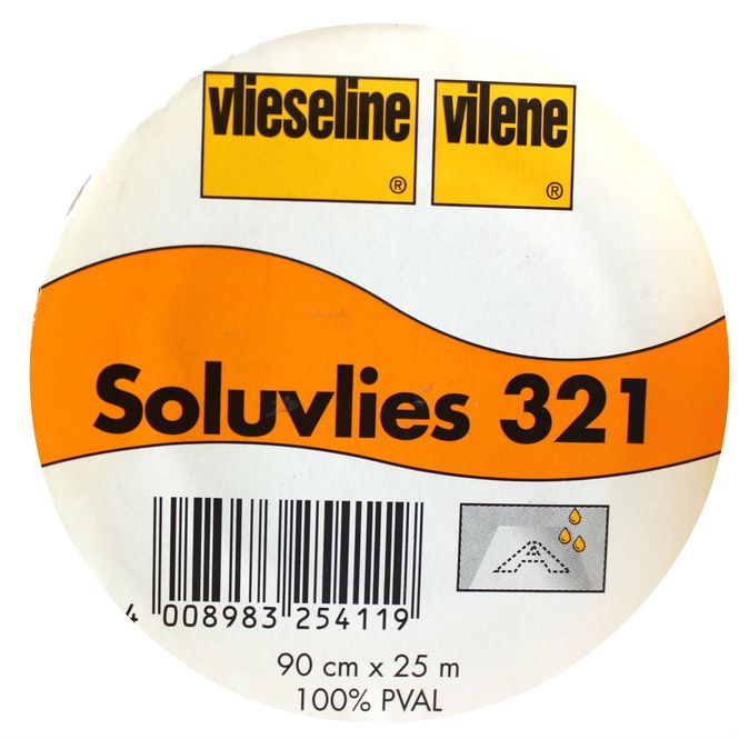 Hovedbilde Soluvlies hvit - vannløselig vlies