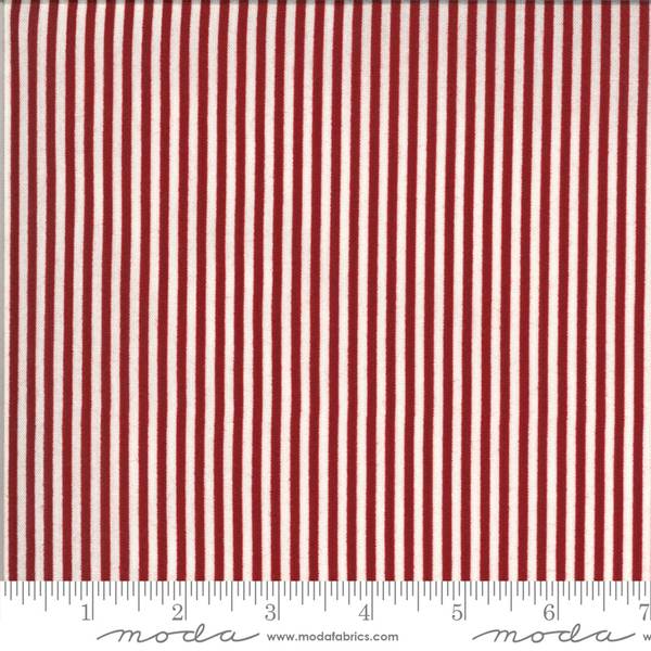 Bilde av American Gatherings - 2 mm rød-offwhite striper
