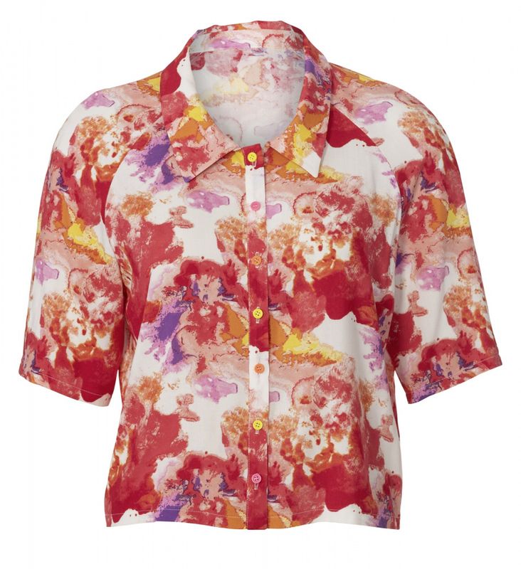 5997 - Burda - kort og lang bluse