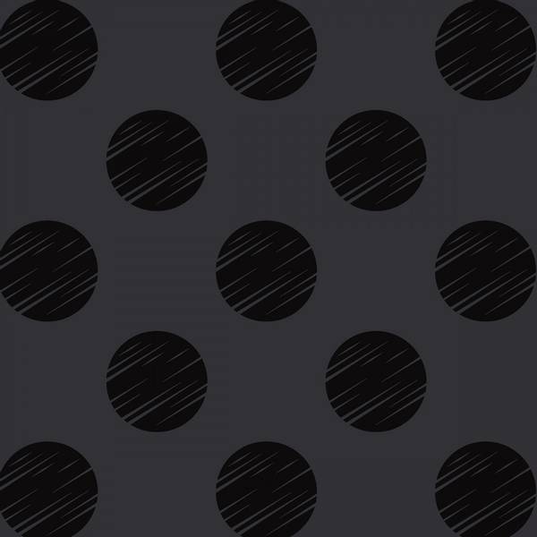 Bilde av Black Dot 108in Quilt Back, 5 cm prikker på sort