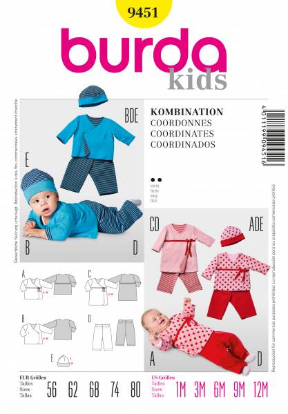 Bilde av 9451 - Burda - Overdel og underdel