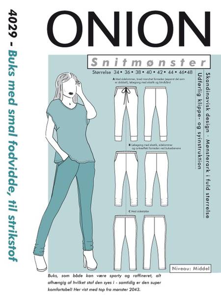 Bilde av Onion 4029 - bukse med smal fotvidde til stretchstoff