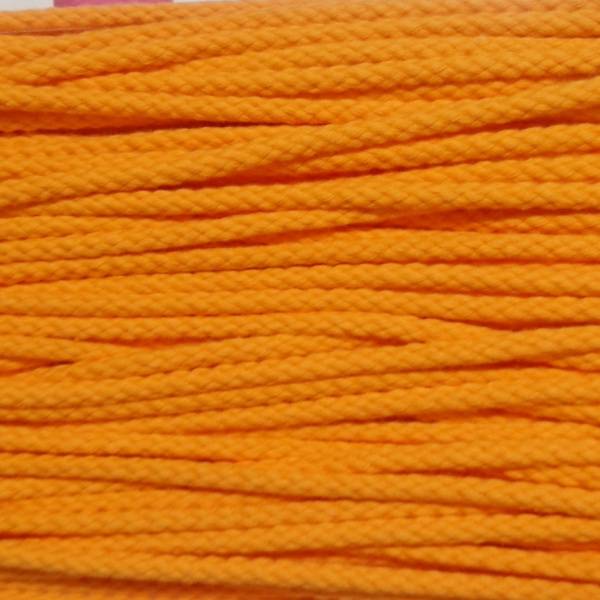 Bilde av Snor, rund, 5 mm, bomull - oransje