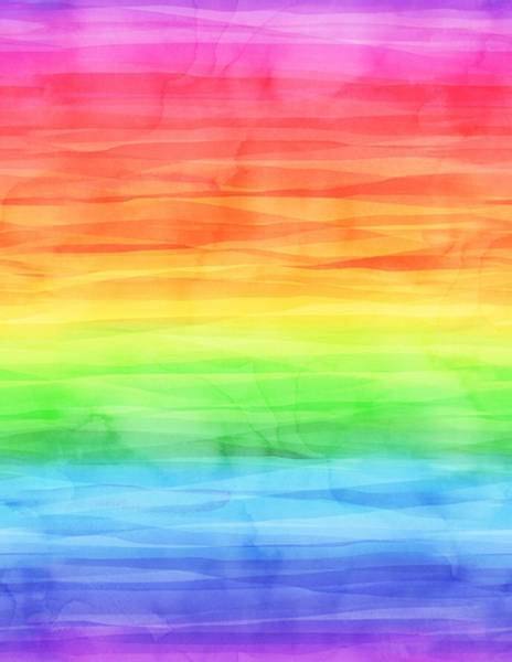Bilde av Cue the Confetti - regnbue akvarellprint