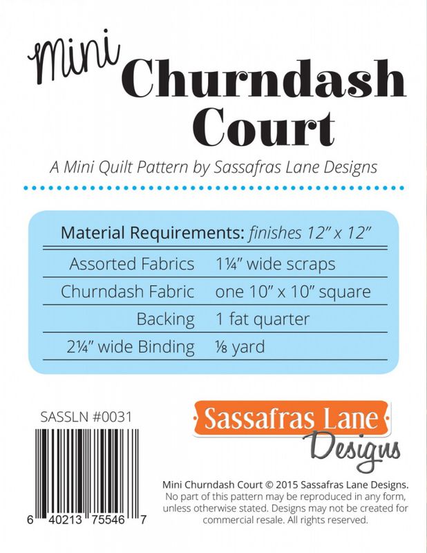 Mini Churndash Court - Miniquilt 12*12 inch