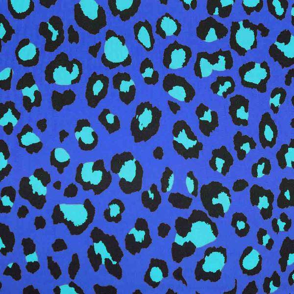 Bilde av Sport & Bad lycra - leopard, blå m. turkis