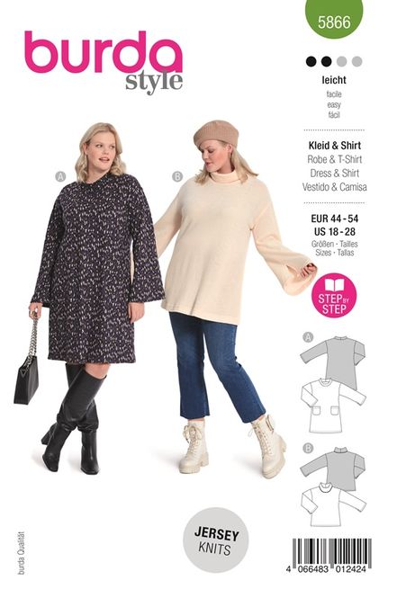 Hovedbilde 5866 - Burda - Kjole & genser