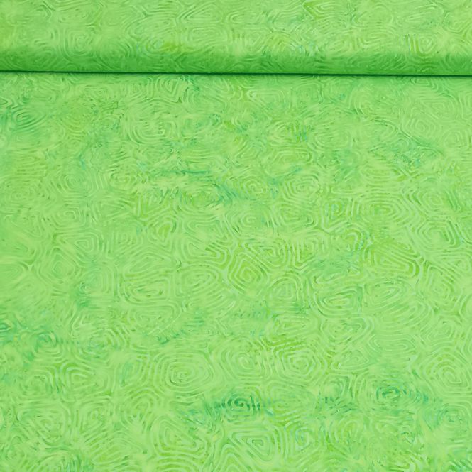 Hovedbilde 70 cm Batikk Geometrisk - 3-5 cm mønster på limegrønn