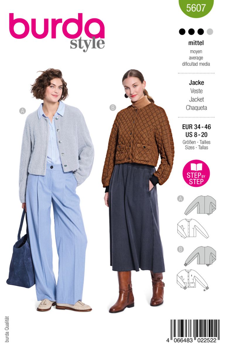 5607 - Burda - jakke