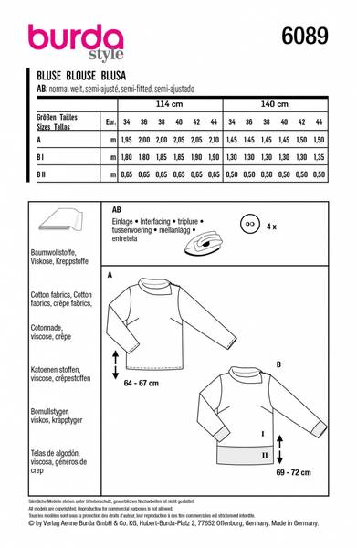 Bilde av 6089 - Burda - genser