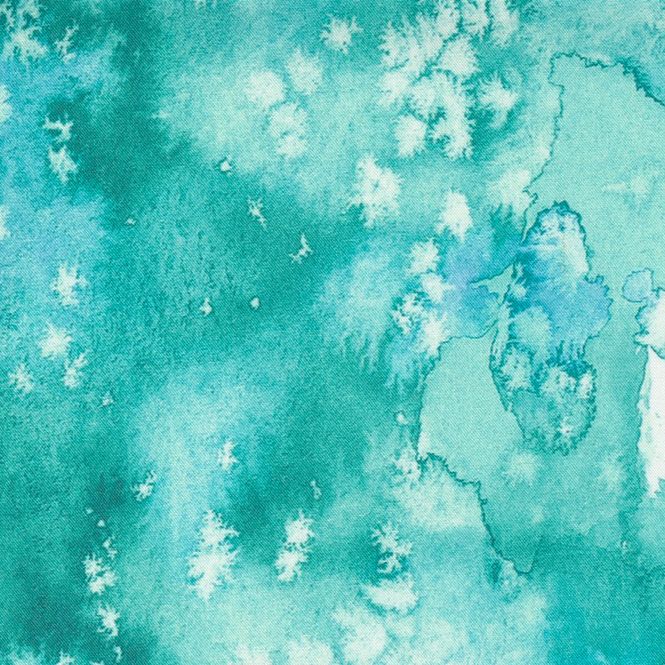 Hovedbilde Coming Up Roses - akvarell, turkis