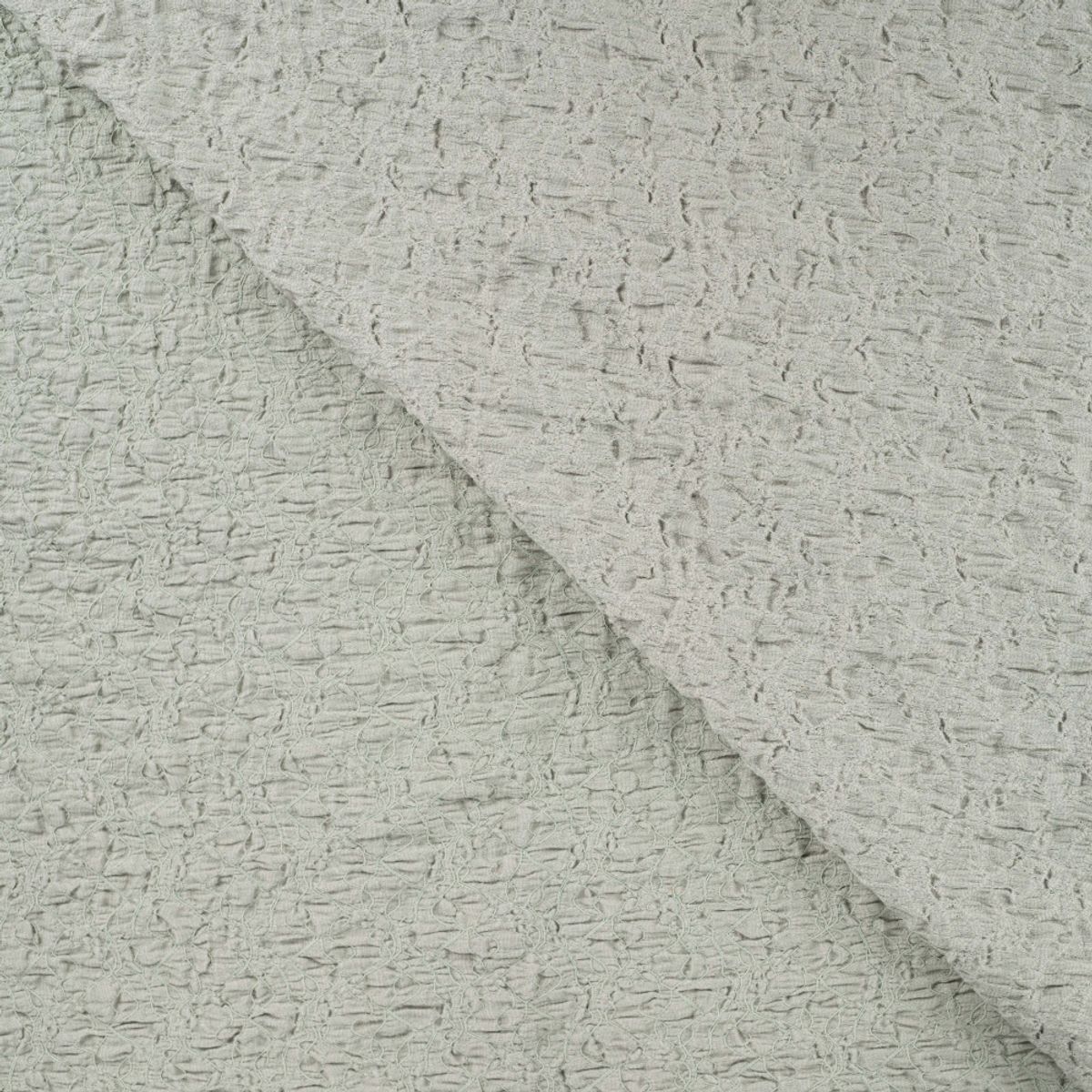 Bomullsjersey, Cloque - lys khaki
