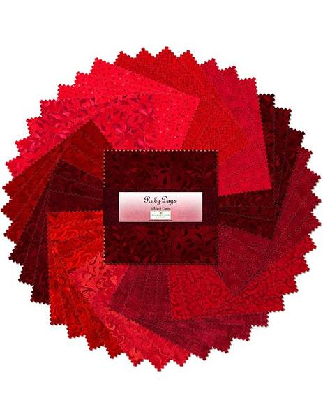 Bilde av Ruby Days - Charm Pack