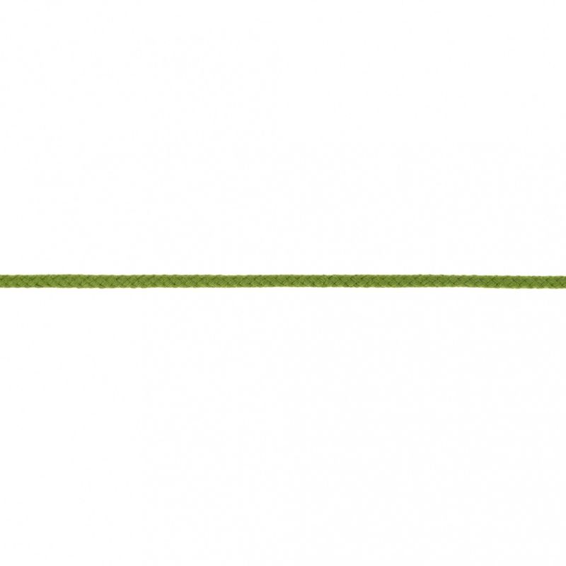 Snor, rund, 5 mm - olivengrønn