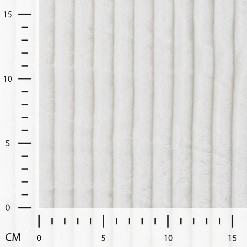 25 cm Luksusfleece - striper, offwhite