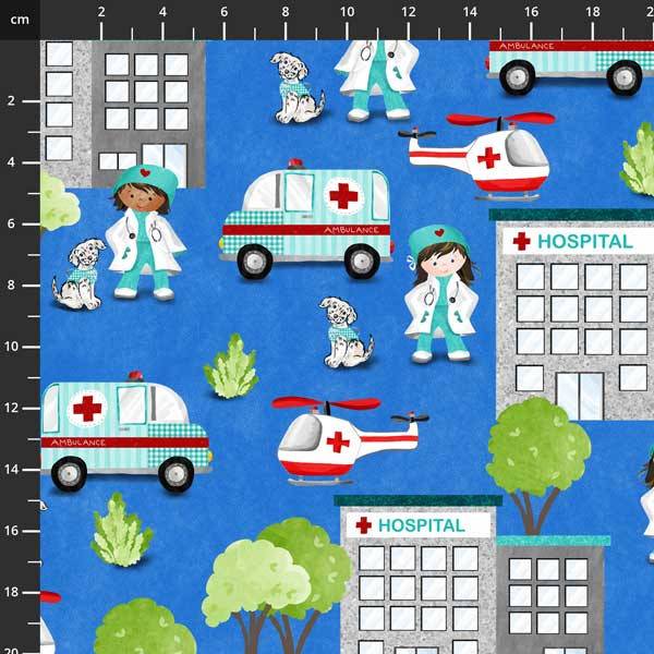 Bilde av Doctors are everyday heroes - sykehus & ambulanse