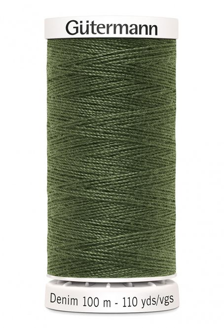 Hovedbilde Denim - proff tråd - 100 m, khaki, fv. 9250