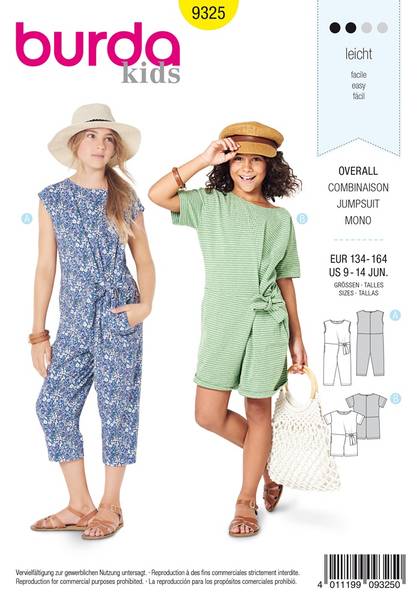 Bilde av 9325 - Burda - Jumpsuit, overall