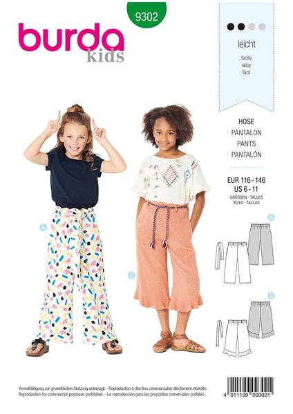 Bilde av 9302 - Burda - bukse