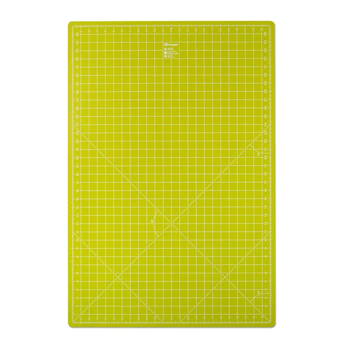 Skjærematte - kuttematte 60x90 cm, lime
