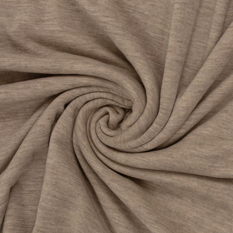 Merinoull jersey -  beige melert, fv. 1170
