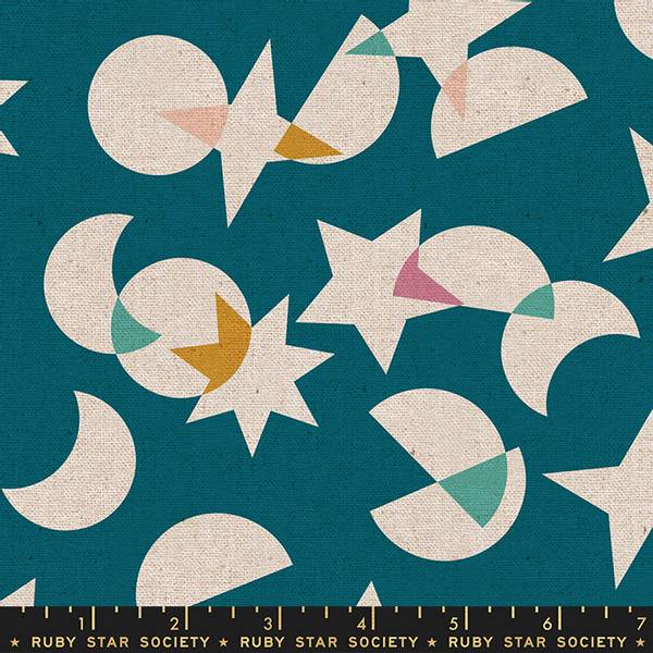 Bilde av Stellar Canvas - Kanvas petrol med 4 cm motiver
