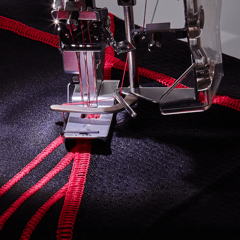 Brother CV3550 dobbel side Coverstitchmaskin TopCover