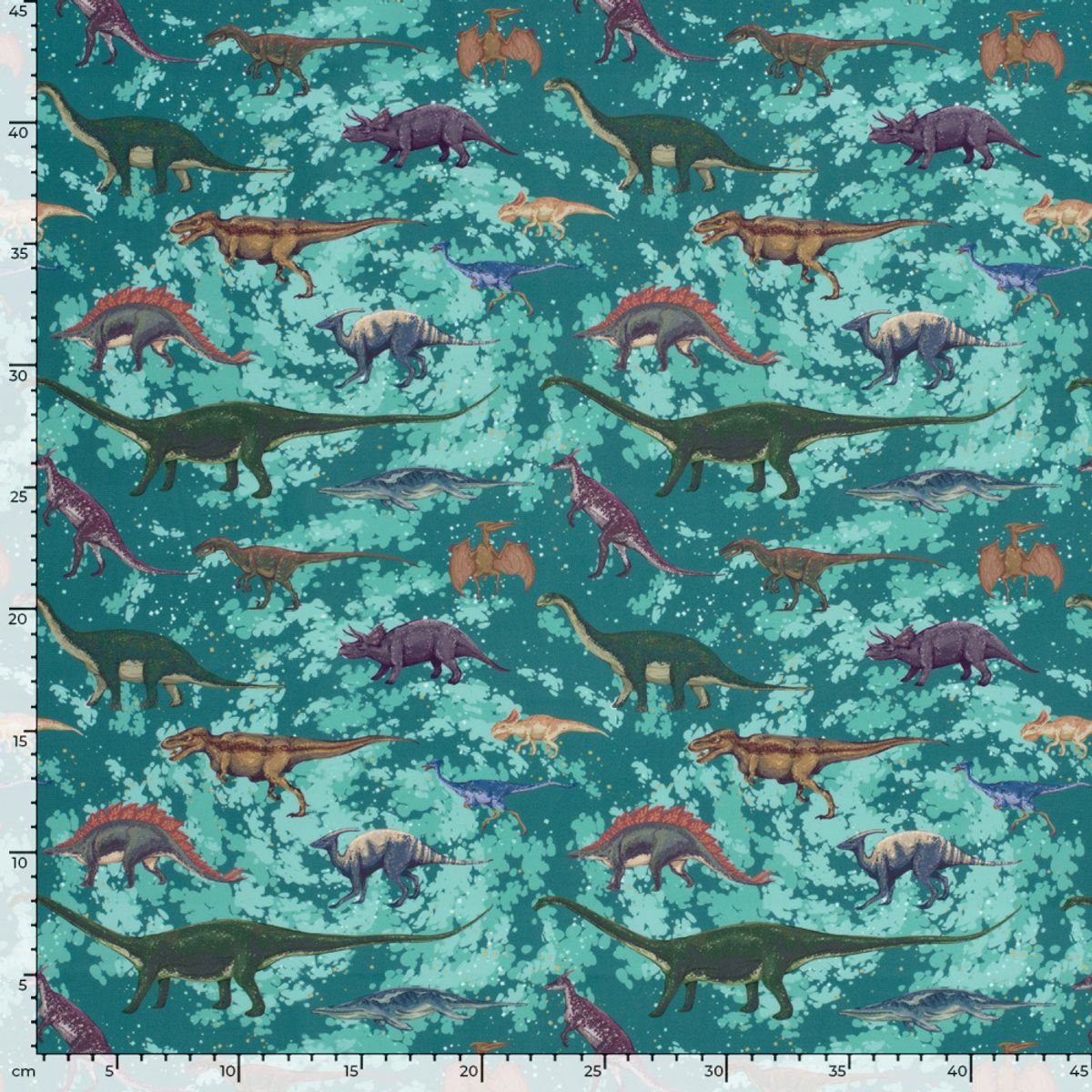 Swimwear - dinosaur, sjøgrønn/petrol