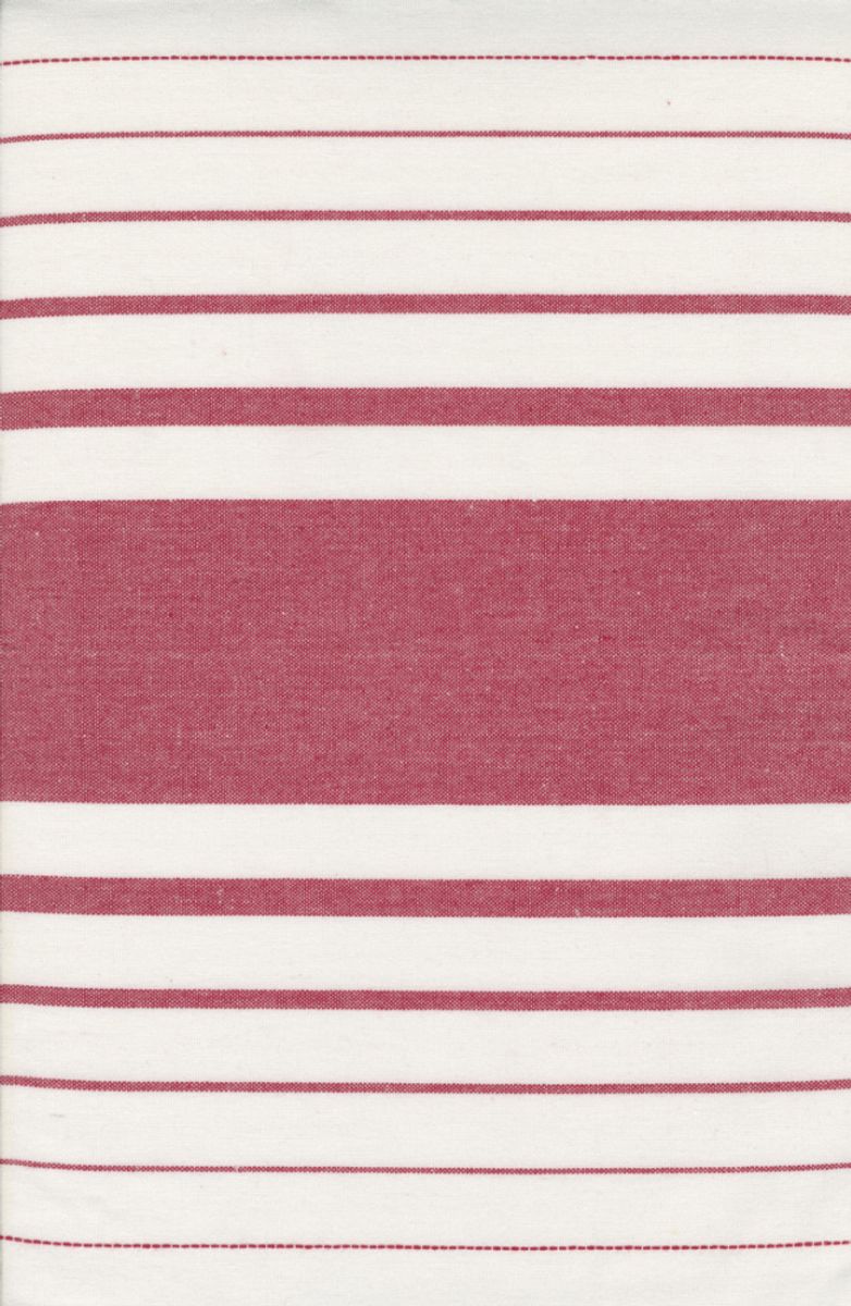 Materialpakke koppehåndkle rød/offwhite