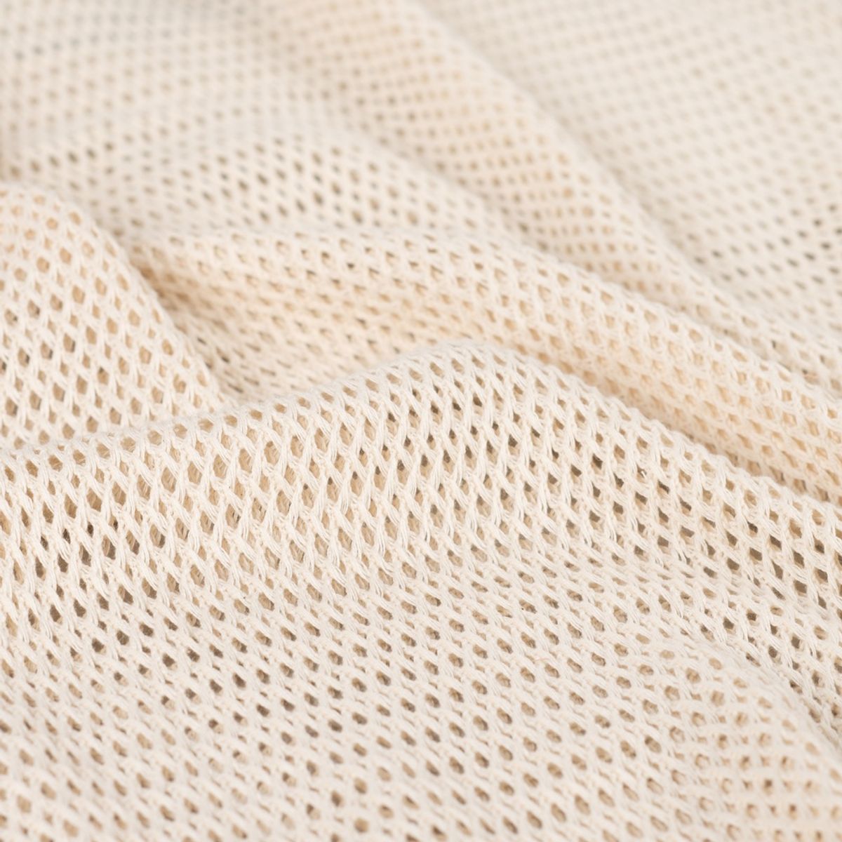 Heklet bomullsmesh - natur