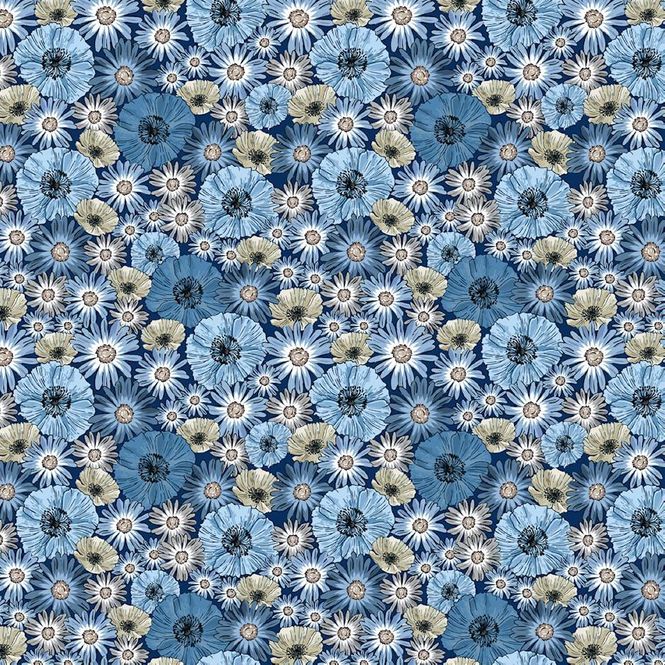 Hovedbilde Blue & Marble – tett blomstereng i blått