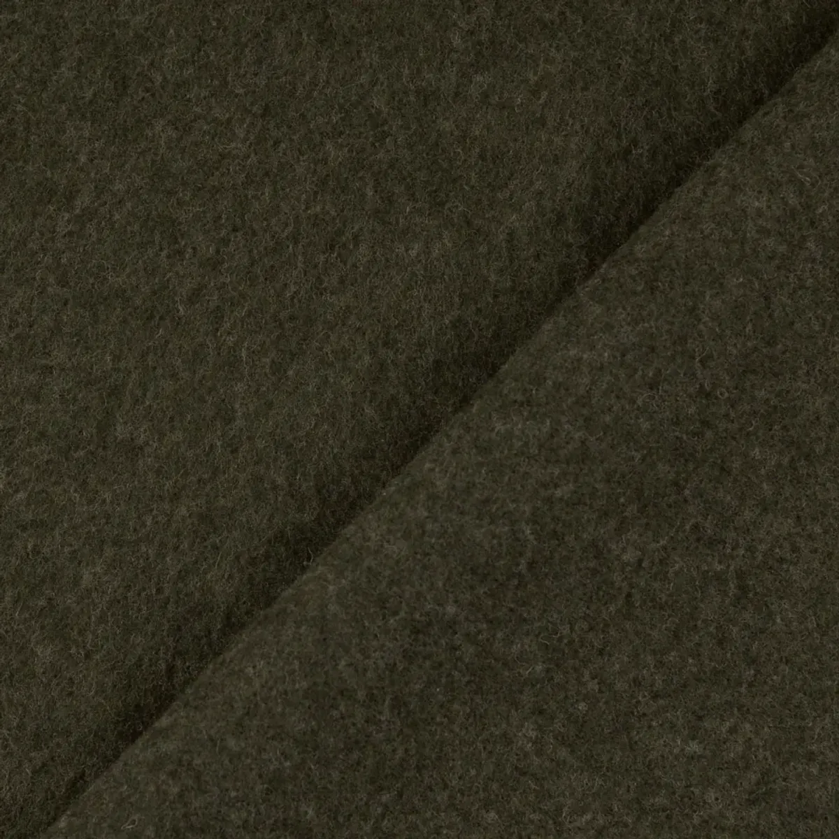 Ull-fleece - kaki