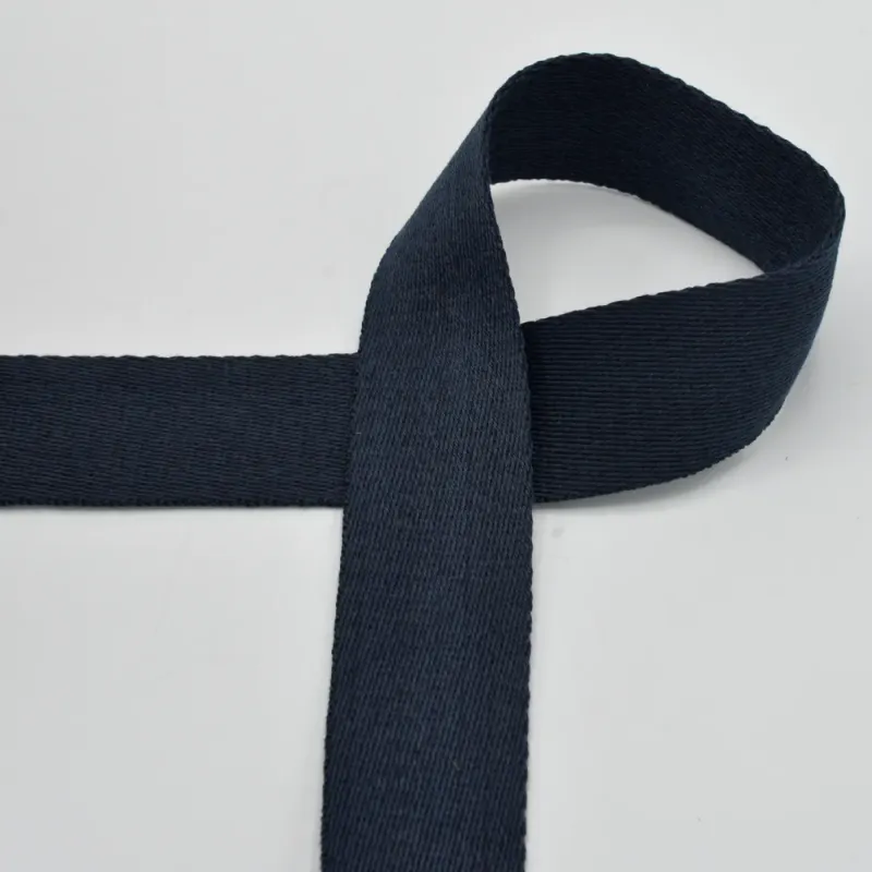 Webbing, soft, 38 mm, marine