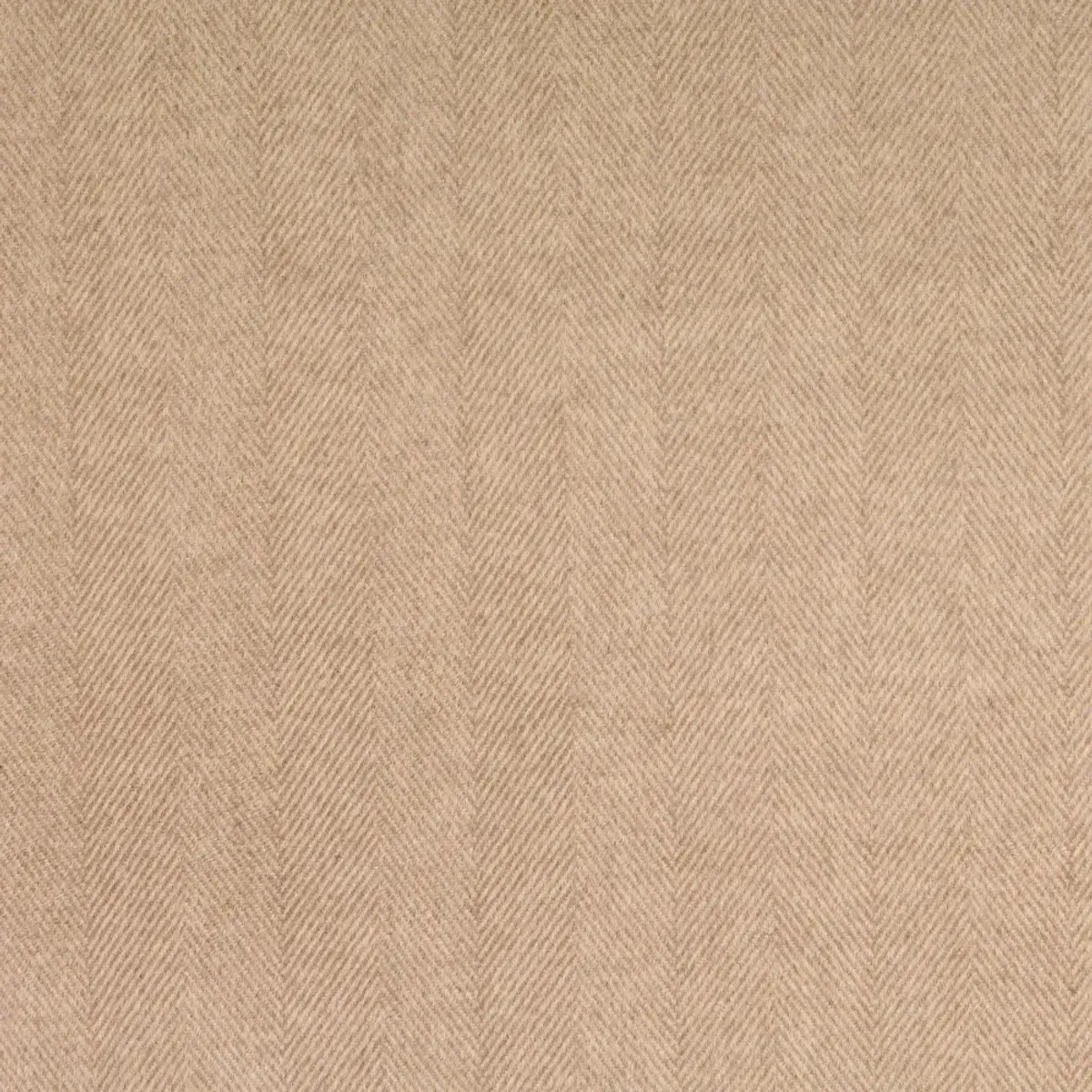 Kåpeull - fiskebensvevd ullmix - beige