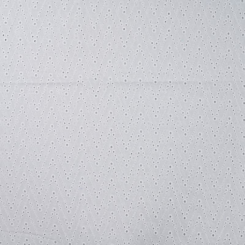 1,1 m Engelsk blonde, chevron - hvit