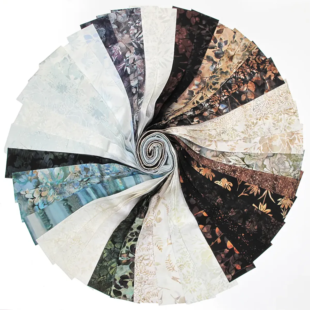 Bali Pop - Seashell - brun-ecru Jelly Roll