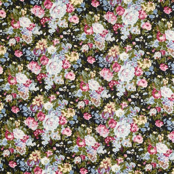 Bilde av Poplin - 1-3 cm blomster på sort
