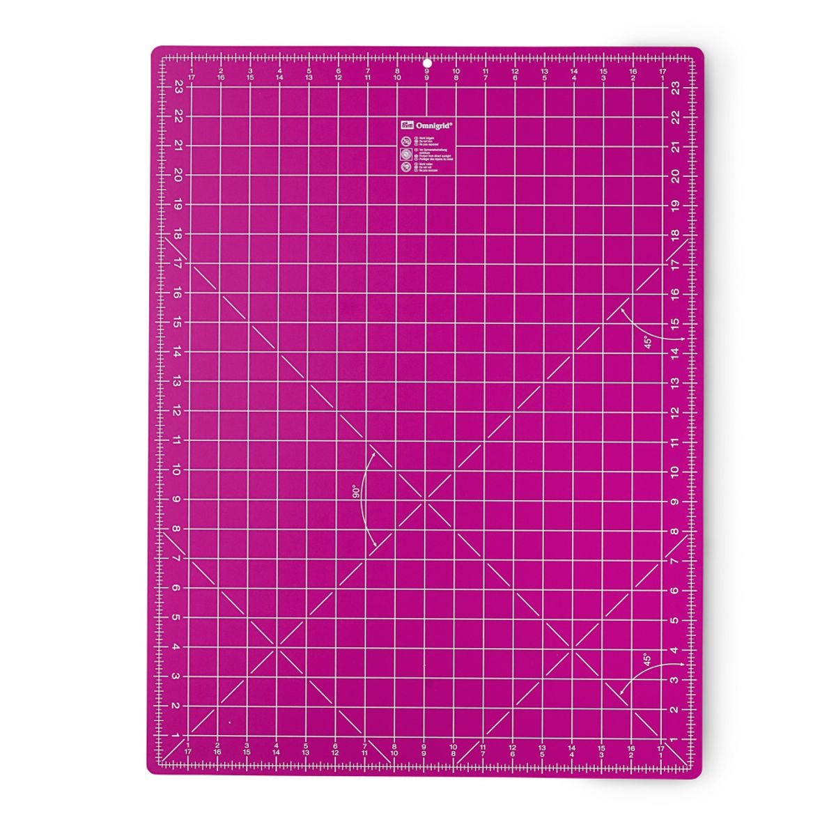Skjærematte - kuttematte 45x60 cm, rosa