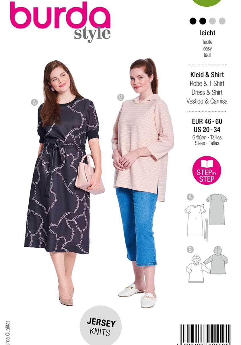 5651 - Burda - kjole & hoodie