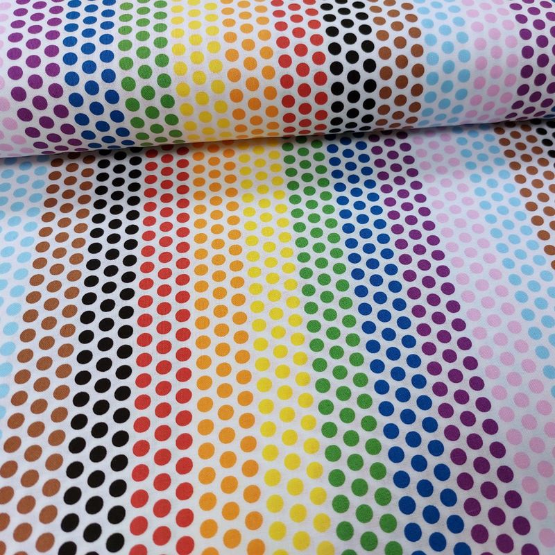 Rainbow Dot - prikker på hvit
