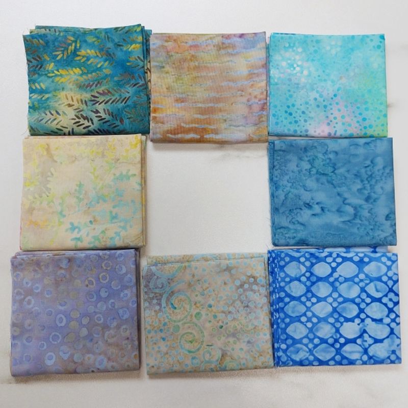 Happy Minis - batikk, blå drøm