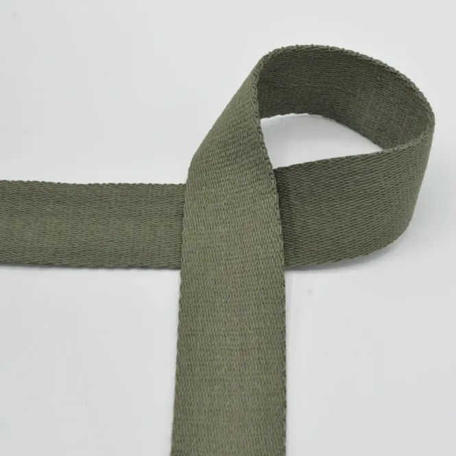 Hovedbilde Webbing, soft, 38 mm, kaki