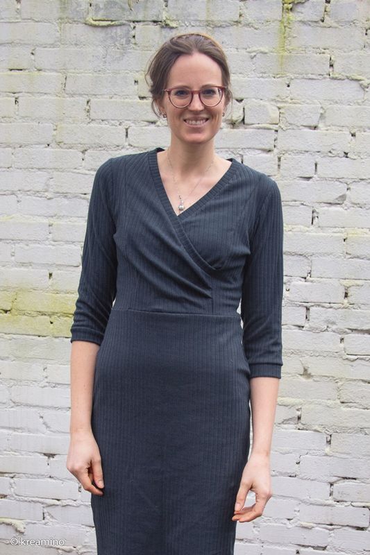 55 cm Pointelle ribbjersey - fv. 183 lysgrå