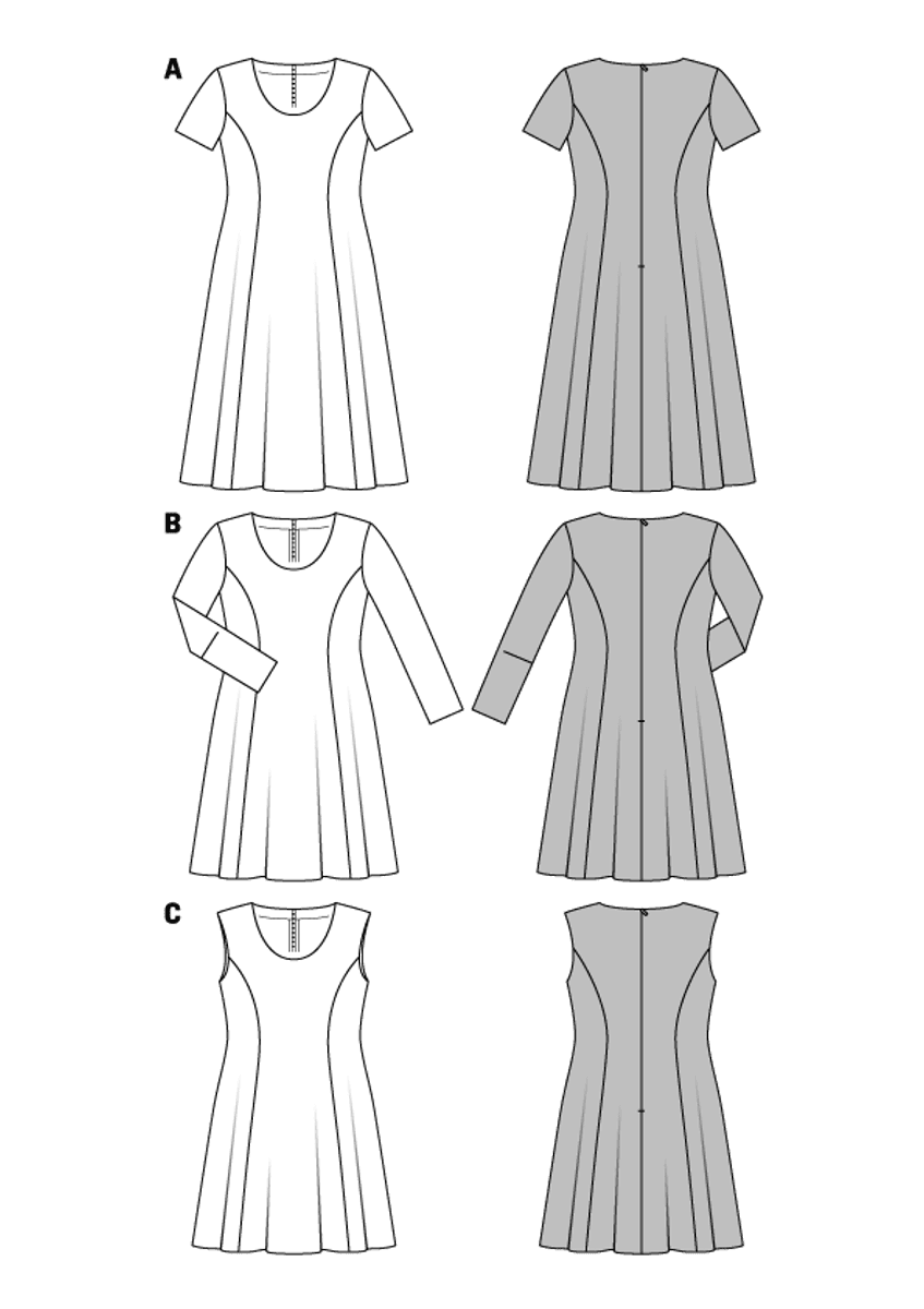 6680 - Burda - Kjole