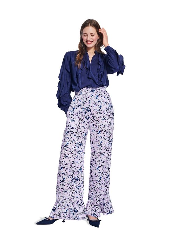 5631 - Burda - Bukse & shorts m/ rynkekappe