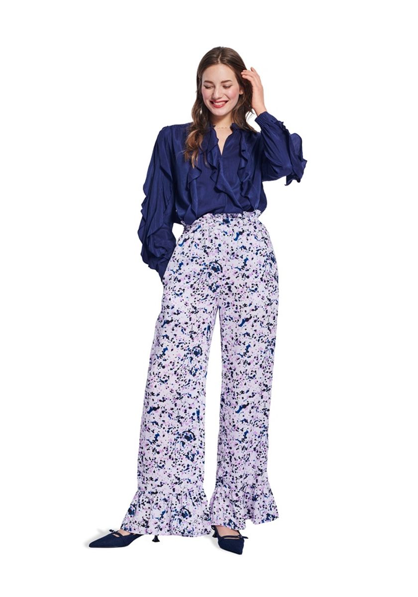 5631 - Burda - Bukse & shorts m/ rynkekappe