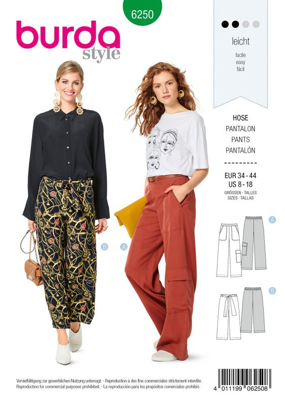 6250 - Burda - Bukse