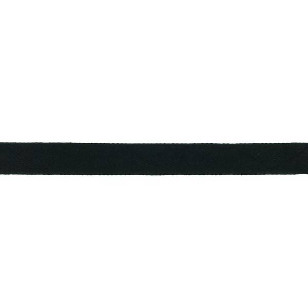 Bilde av Bendelbånd, twill tape - 25 mm - sort