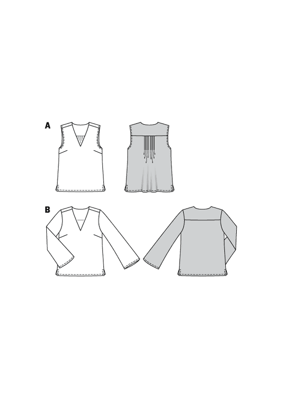 6234 - Burda - shirt m/u ermer